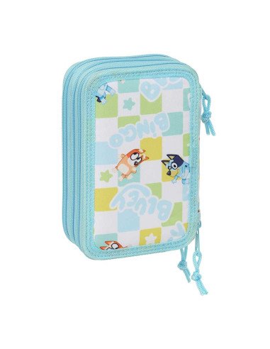 Plumier Triple 37 piezas Bluey "Ready" | Reino Escolar