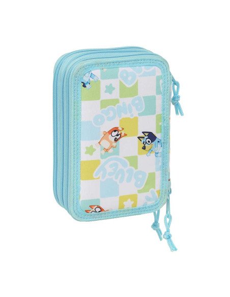 Plumier Triple 37 piezas Bluey "Ready" | Reino Escolar