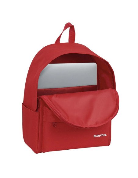 Mochila Para Portatil 14.1" Safta Rojo | Reino Escolar: Mochilas y Regalos