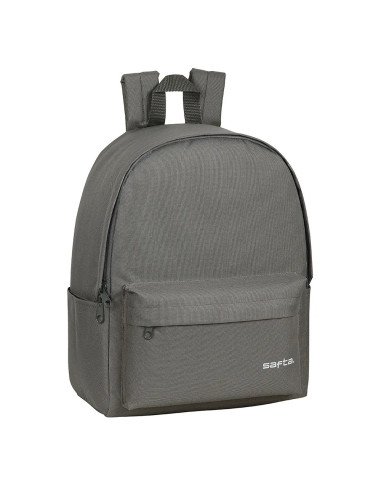Mochila Para Portatil 14.1" Safta Gris Humo | Reino Escolar: Mochilas y Regalos