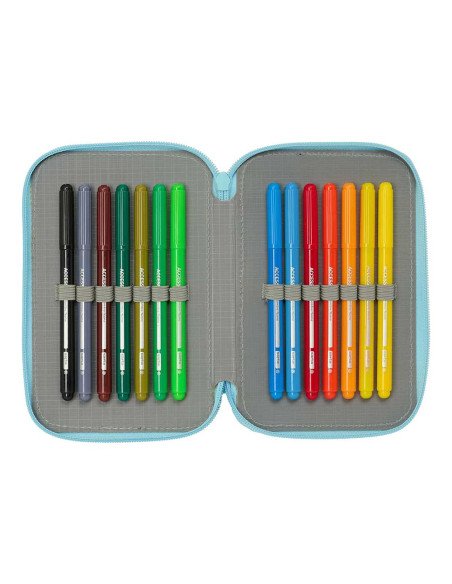 Plumier Triple 37 piezas Bluey "Ready" | Reino Escolar