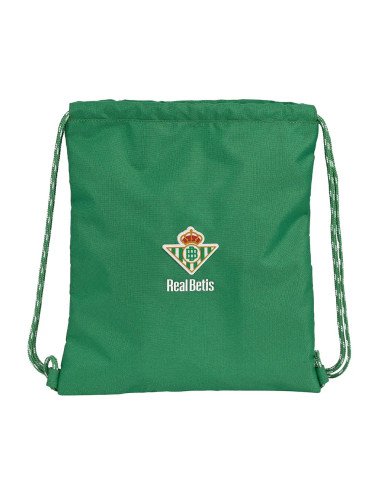 Saco Plano Reciclado Real Betis Balompie | Reino Escolar: Mochilas y Regalos