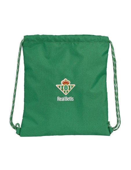 Saco Plano Reciclado Real Betis Balompie | Reino Escolar: Mochilas y Regalos
