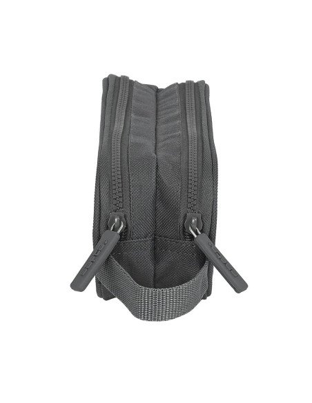 Portatodo Doble Safta Basic "Gris" | Reino Escolar: Mochilas y Regalos