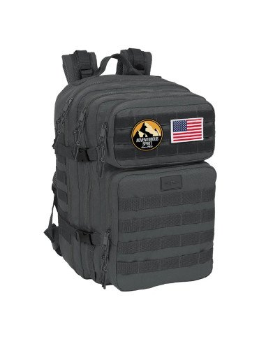 Mochila Militar Portatil 15.6'' Safta Basic "Gris" | Reino Escolar: Mochilas y Regalos