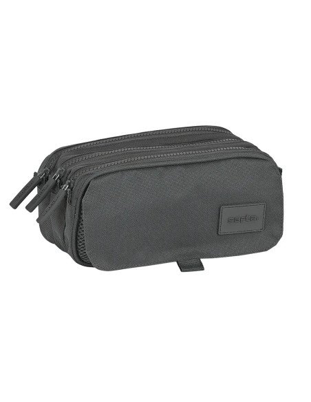 Portatodo Triple Big Safta Basic "Gris" | Reino Escolar: Mochilas y Regalos