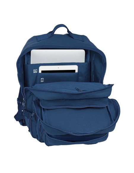 Mochila Militar Portatil 15.6'' Safta Basic "Marino" | Reino Escolar: Mochilas y Regalos