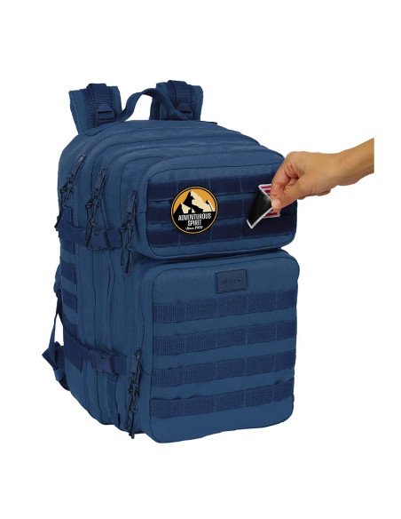 Mochila Militar Portatil 15.6'' Safta Basic "Marino" | Reino Escolar: Mochilas y Regalos