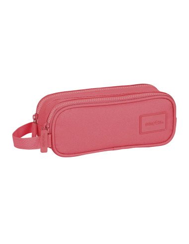Portatodo Doble Safta Basic "Marsala" | Reino Escolar: Mochilas y Regalos