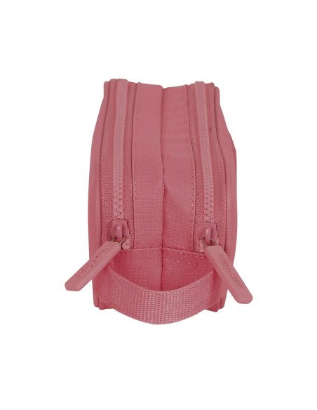 Portatodo Doble Safta Basic "Marsala" | Reino Escolar: Mochilas y Regalos