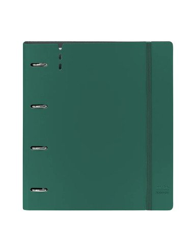 Carpeblock Pp Foam 4 Ani 35Mm Con Recambio Safta "Dark Green" | Reino Escolar: Mochilas y Regalos