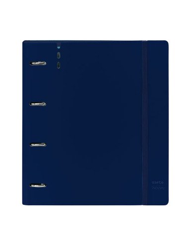 Carpeblock Pp Foam 4 Ani 35Mm Con Recambio Safta "Dark Blue" | Reino Escolar: Mochilas y Regalos
