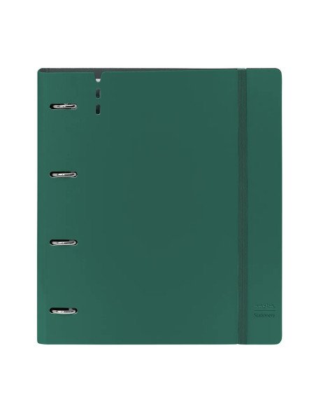 Carpeblock Pp Foam 4 Ani 35Mm Con Recambio Safta "Dark Green" | Reino Escolar: Mochilas y Regalos