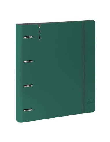 Carpeblock Pp Foam 4 Ani 35Mm Con Recambio Safta "Dark Green" | Reino Escolar: Mochilas y Regalos