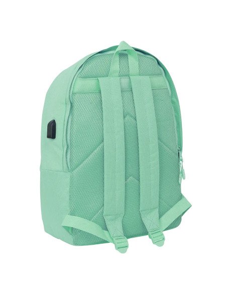 Mochila Doble Para Portatil 15.6"  +  Usb Munich Basicos "Turquesa" | Reino Escolar: Mochilas y Regalos