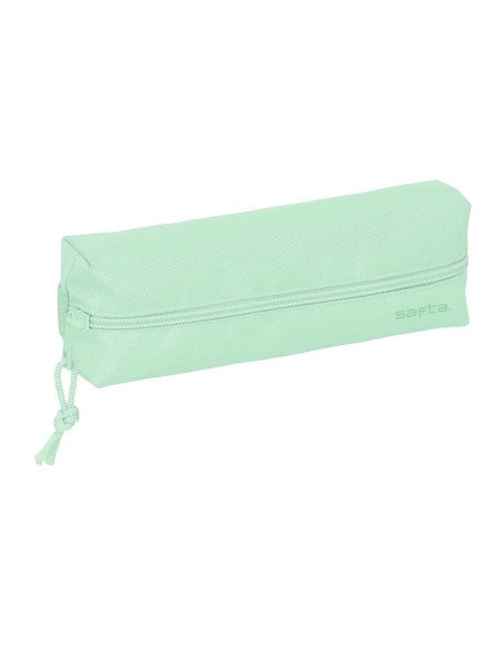 Portatodo Rectangular Con Goma Elast. 22Cm Safta "Light Green" | Reino Escolar: Mochilas y Regalos