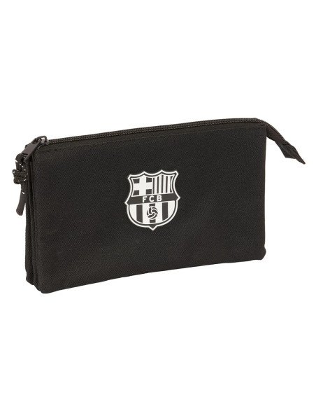 Portatodo Triple F.C.Barcelona Chica Negro | Reino Escolar: Mochilas y Regalos