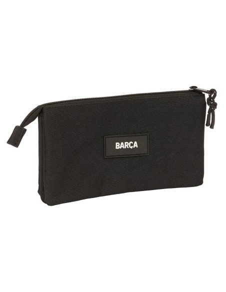 Portatodo Triple F.C.Barcelona Chica Negro | Reino Escolar: Mochilas y Regalos