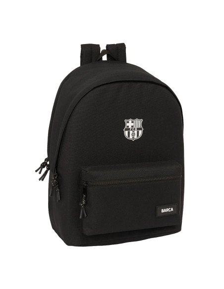 Mochila Doble Para Portatil 15.6"  +  Usb F.C.Barcelona Chica Negro | Reino Escolar: Mochilas y Regalos