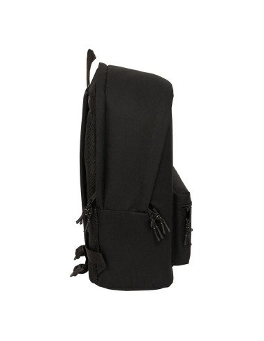 Mochila Doble Para Portatil 15.6"  +  Usb F.C.Barcelona Chica Negro | Reino Escolar: Mochilas y Regalos