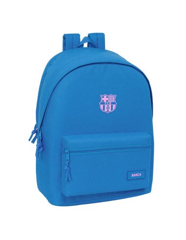 Mochila Doble Para Portatil 15.6"  +  Usb F.C.Barcelona Chica Indigo | Reino Escolar: Mochilas y Regalos