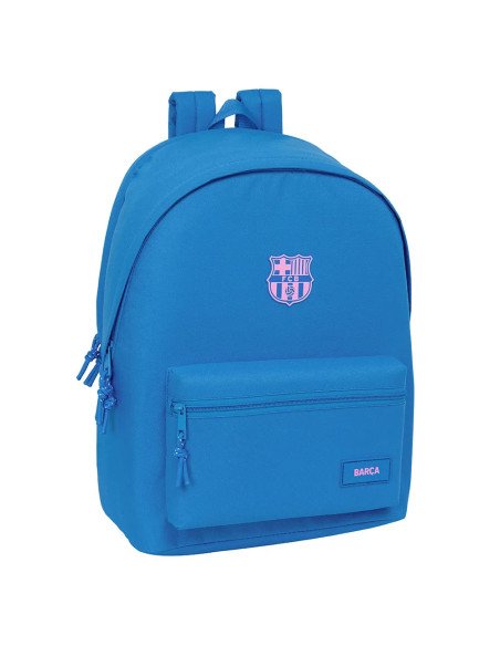 Mochila Doble Para Portatil 15.6"  +  Usb F.C.Barcelona Chica Indigo | Reino Escolar: Mochilas y Regalos