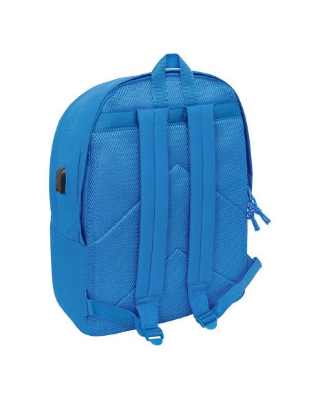 Mochila Doble Para Portatil 15.6"  +  Usb F.C.Barcelona Chica Indigo | Reino Escolar: Mochilas y Regalos