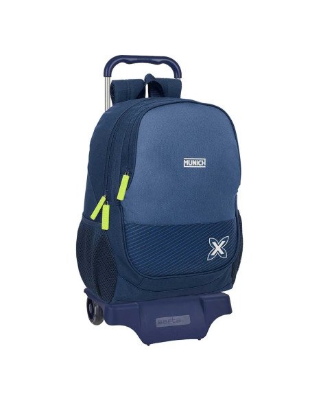 Mochila665  +  Carro 905 Munich "Blue Indigo" | Reino Escolar: Mochilas y Regalos
