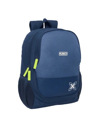 Mochila Adaptable A Carro Munich "Blue Indigo" | Reino Escolar: Mochilas y Regalos