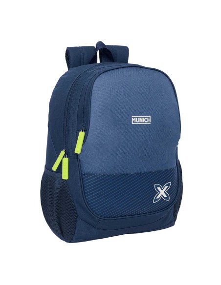 Mochila Adaptable A Carro Munich "Blue Indigo" | Reino Escolar: Mochilas y Regalos
