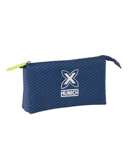 Portatodo Triple Munich "Blue Indigo" | Reino Escolar: Mochilas y Regalos