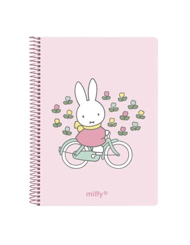 Bloc A6 120 Hojas Miffy "Flores" | Reino Escolar: Mochilas y Regalos
