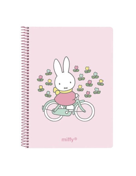 Bloc A6 120 Hojas Miffy "Flores" | Reino Escolar: Mochilas y Regalos