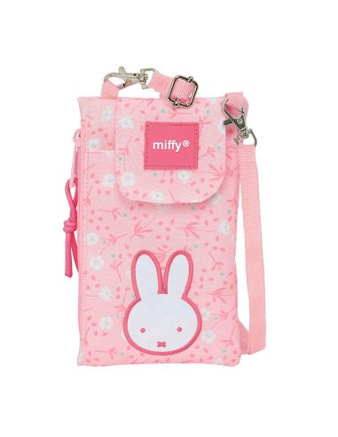 Monedero Portamovil Miffy "Flores" | Reino Escolar: Mochilas y Regalos