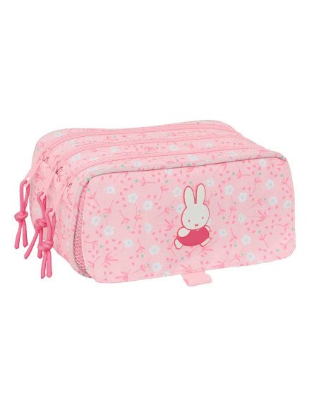 Portatodo Triple Big Miffy "Flores" | Reino Escolar: Mochilas y Regalos