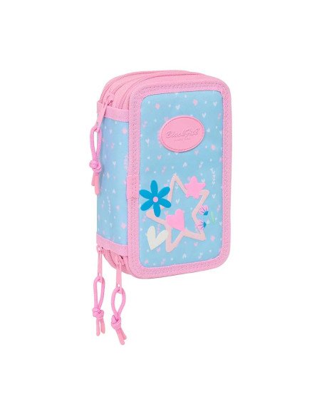 Plumier Triple 37 Pcs Blackfit8 "Smile" | Reino Escolar: Mochilas y Regalos