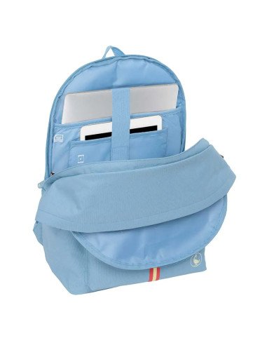 Mochila Doble Para Portatil 15.6"  +  Usb El Ganso Basics "Cerulean" | Reino Escolar: Mochilas y Regalos