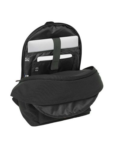 Mochila Doble Para Portatil 15.6"  +  Usb El Ganso Basics "Black" | Reino Escolar: Mochilas y Regalos