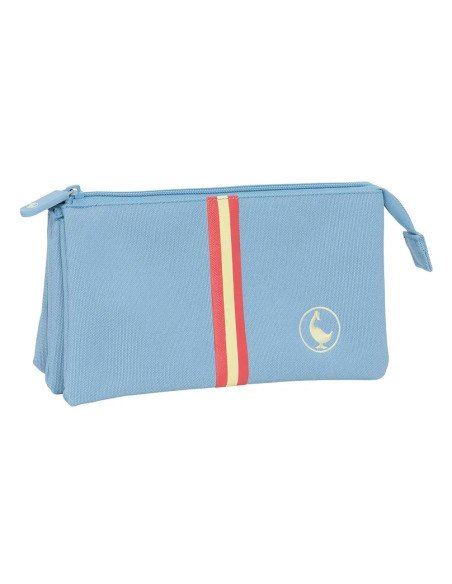 Portatodo Triple El Ganso Basics "Cerulean" | Reino Escolar: Mochilas y Regalos