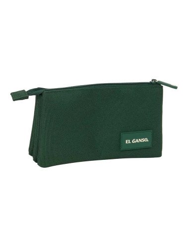 Portatodo Triple El Ganso Basics "Green" | Reino Escolar: Mochilas y Regalos