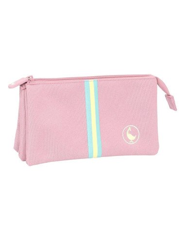 Portatodo Triple El Ganso Basics "Pink" | Reino Escolar: Mochilas y Regalos