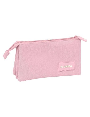 Portatodo Triple El Ganso Basics "Pink" | Reino Escolar: Mochilas y Regalos