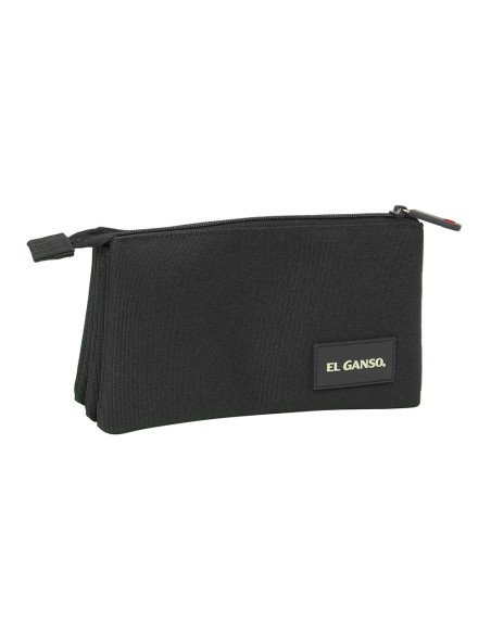 Portatodo Triple El Ganso Basics "Black" | Reino Escolar: Mochilas y Regalos