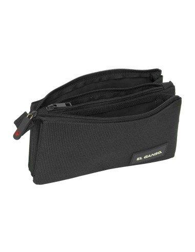 Portatodo Triple El Ganso Basics "Black" | Reino Escolar: Mochilas y Regalos