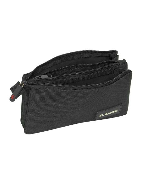Portatodo Triple El Ganso Basics "Black" | Reino Escolar: Mochilas y Regalos