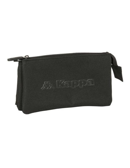 Portatodo Triple Kappa Basics "Negro" | Reino Escolar: Mochilas y Regalos