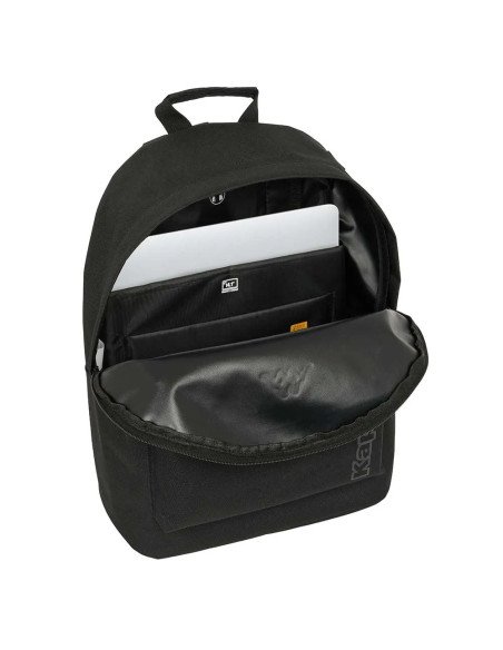 Mochila Para Portatil 14.1" Kappa Basics "Negro" | Reino Escolar: Mochilas y Regalos