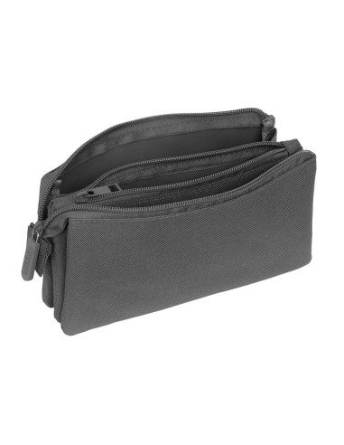 Portatodo Triple Kappa Basics "Gris" | Reino Escolar: Mochilas y Regalos