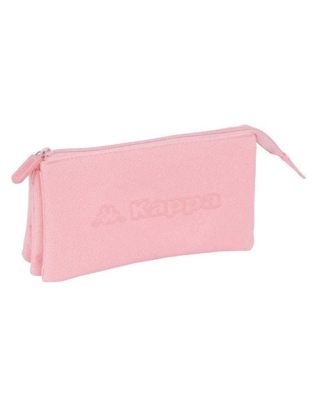Portatodo Triple Kappa Basics "Rosa" | Reino Escolar: Mochilas y Regalos
