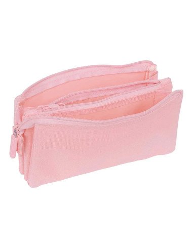 Portatodo Triple Kappa Basics "Rosa" | Reino Escolar: Mochilas y Regalos